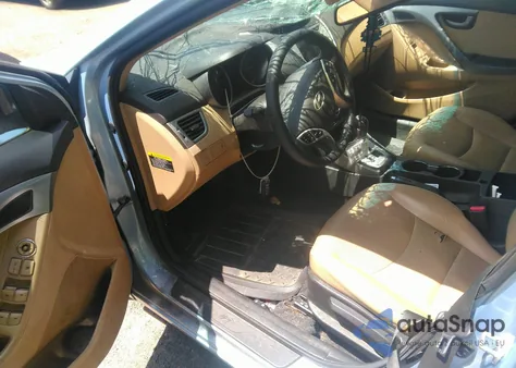 2012 Hyundai Elantra Limited (Ulsan Plant) from USA, damaged, VIN KMHDH4AE3CU213061